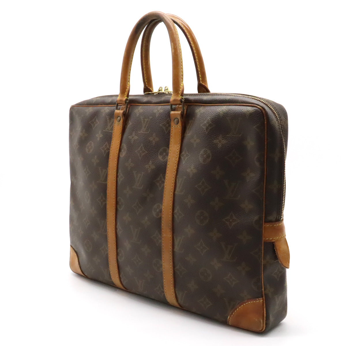 Louis Vuitton Monogram Port Documentary Voyager PDV Paper Bag Business Bag Briefcase M53361