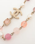 CHANEL Chocker Necklace Pearl Punk 07A