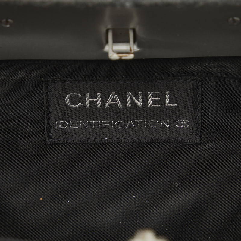 Chanel Cocomark  houlder Bag Hip Bag Gray Felt  Chanel