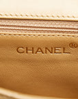 Chanel Matlasse 塑膠鏈條單肩包米色皮革女裝