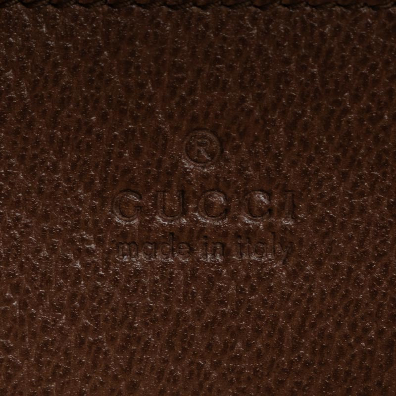 Gucci GG Supreme Ophidia Sy Line Slipper Mini Shoulder Bag Vanity Bag 699532 Beige Multicolor PVC Leather  Gucci Gucci