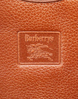 Burberry Nova Check  Shoulder Bag Bucket Bag Brown Leather  Burberry