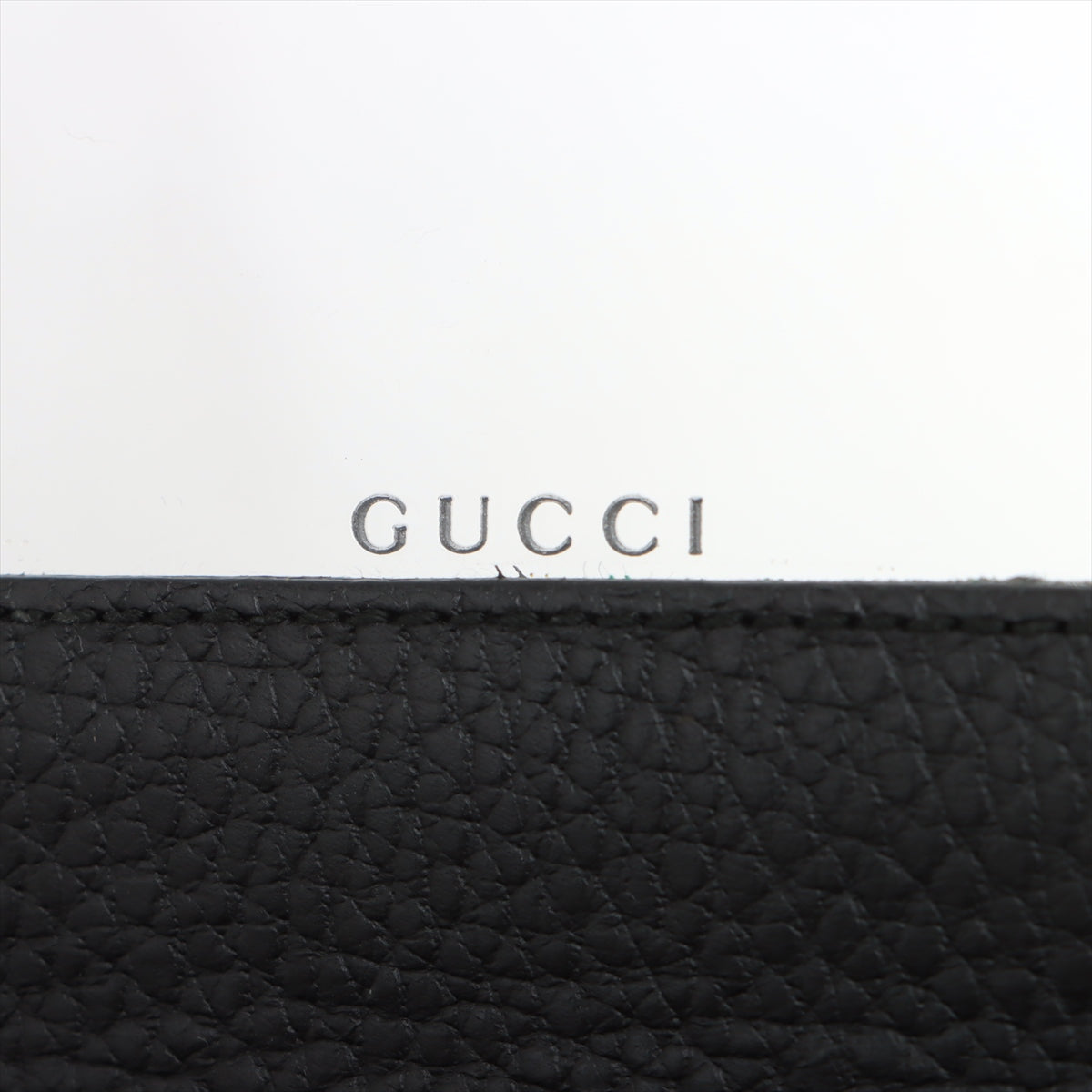 Gucci GG Marmont Leather Chain Wallet Black 497985