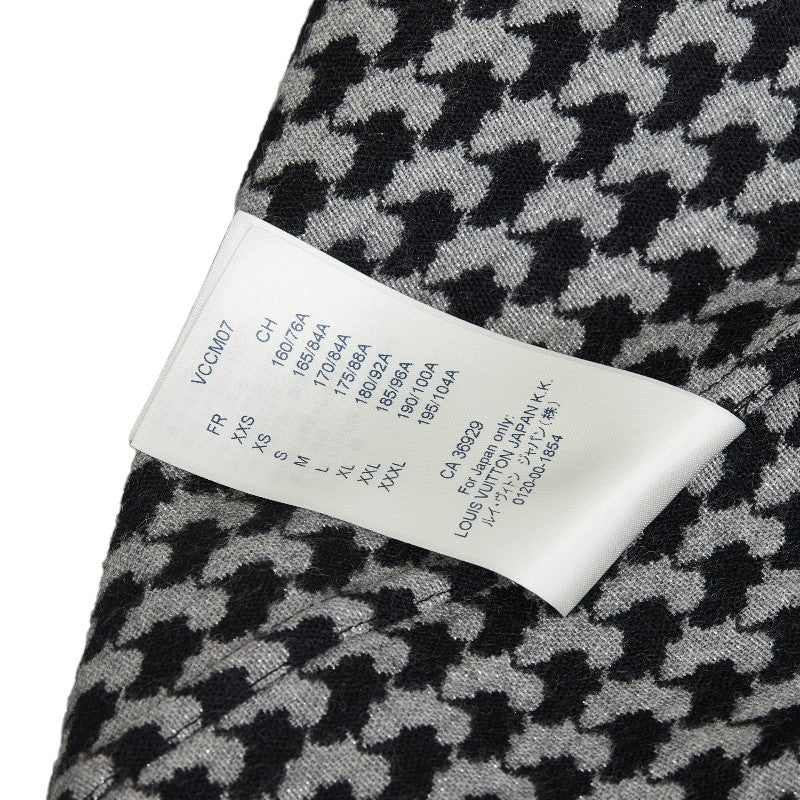 LOUIS VUITTON Louis Vuitton RM192 RDQ HHS66W Long-Handy  Wool/Polyester Black Grey  T-Shirt