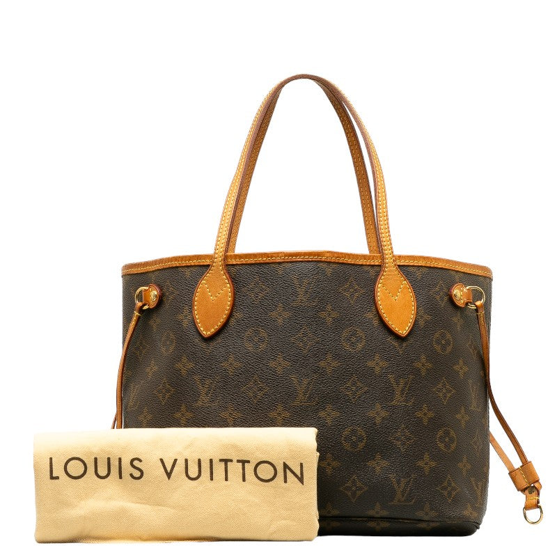 Louis Vuitton Monogram Newark PM Handbag M40155 Brown PVC Leather  Louis Vuitton