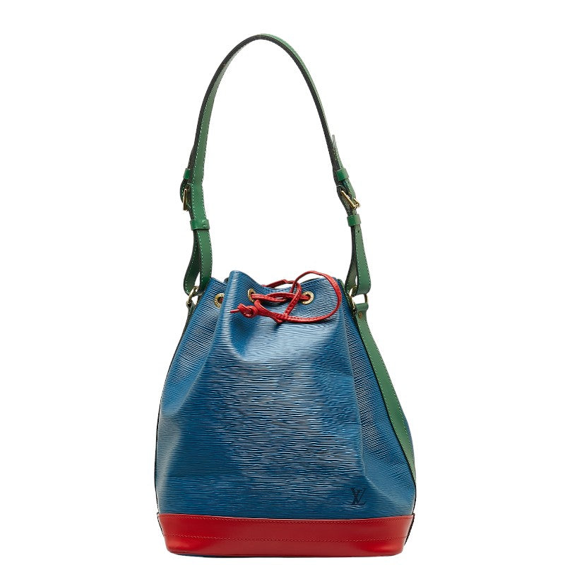 Louis Vuitton Epic Noir Tricolor Shoulder Bag M44084 Red Blue Green Leather Lady Louis Vuitton