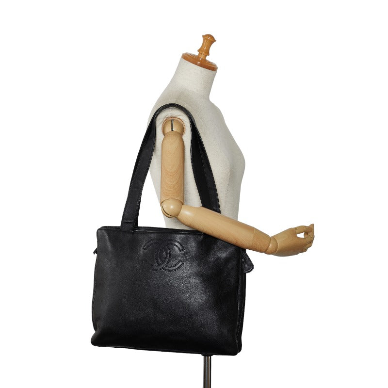 Chanel Cocomark Stitch Shoulder Bag s Bag Black Leather  Chanel