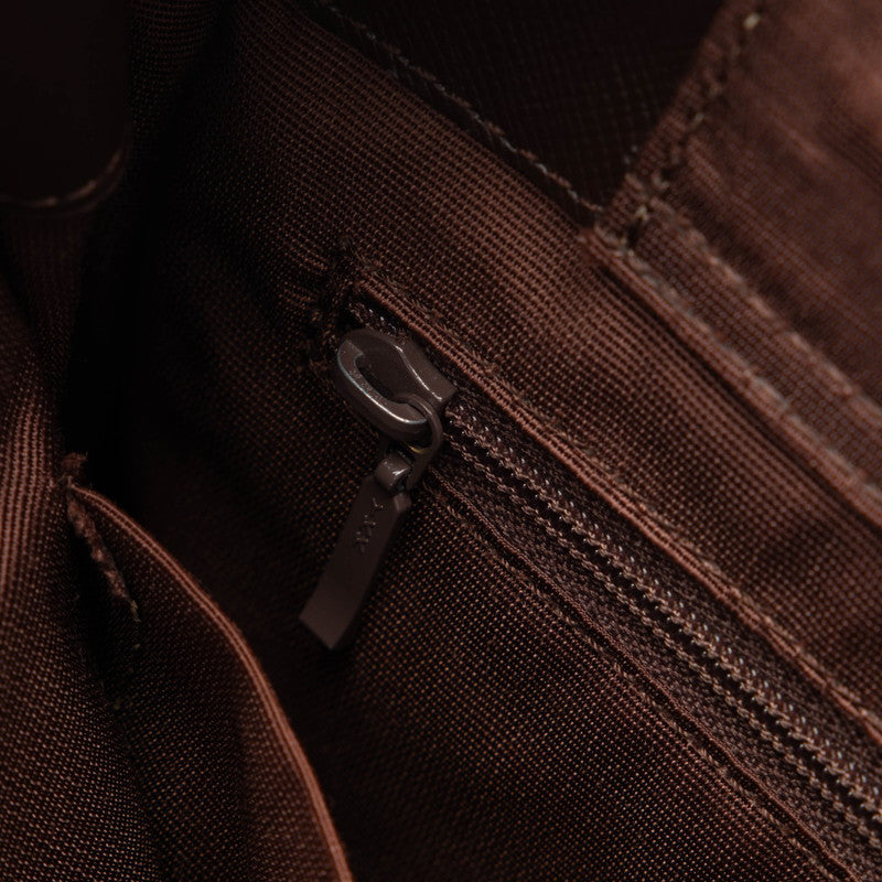 Burberry Nova Check Handbag Beige Brown Canvas Leather