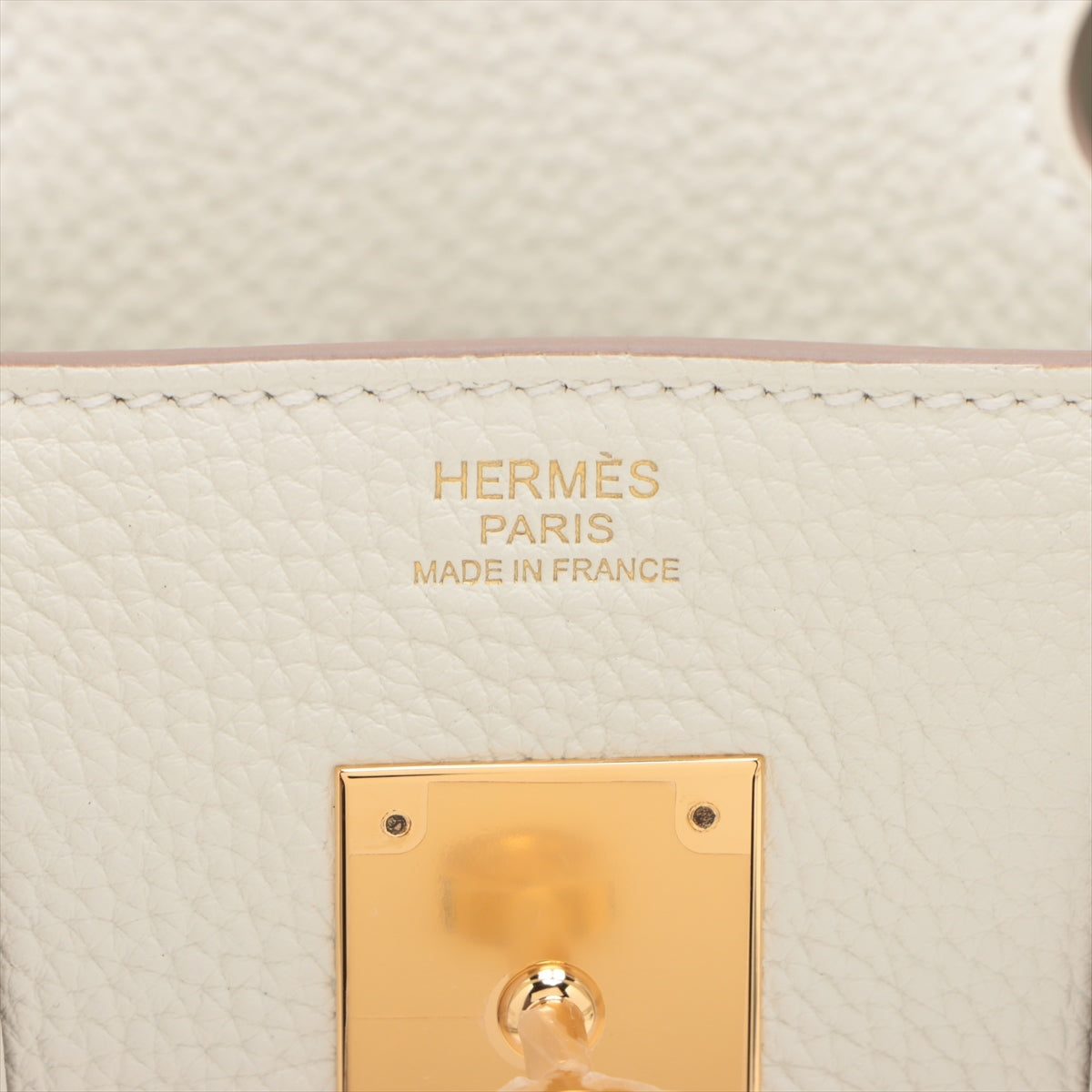 Hermes Bur 30 Togo Mushroom Gold