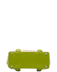 Salvatore Ferragamo Gantiini Mini Handbag EX-21 5362 Green Multicolor Vinyl Leather  Salvatore Ferragamo