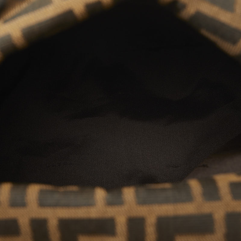 FENDI  264260 Shoulder Bag Canvas/Leather Beige Brown
