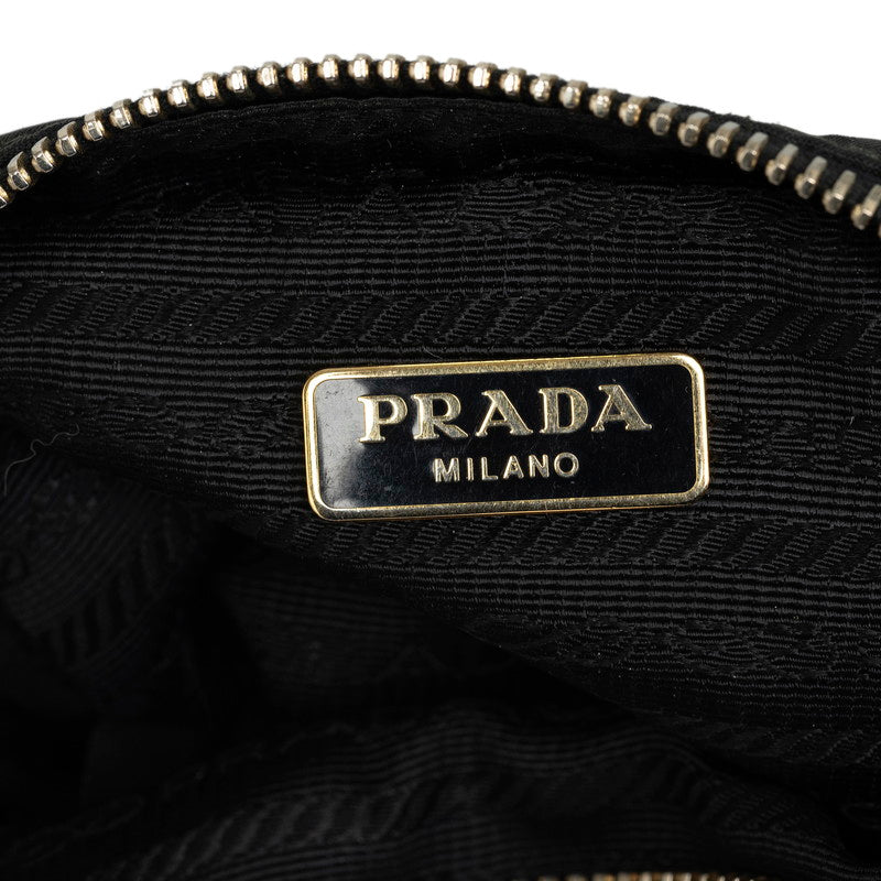 Prada Ribbon Porch Black Nylon  Prada