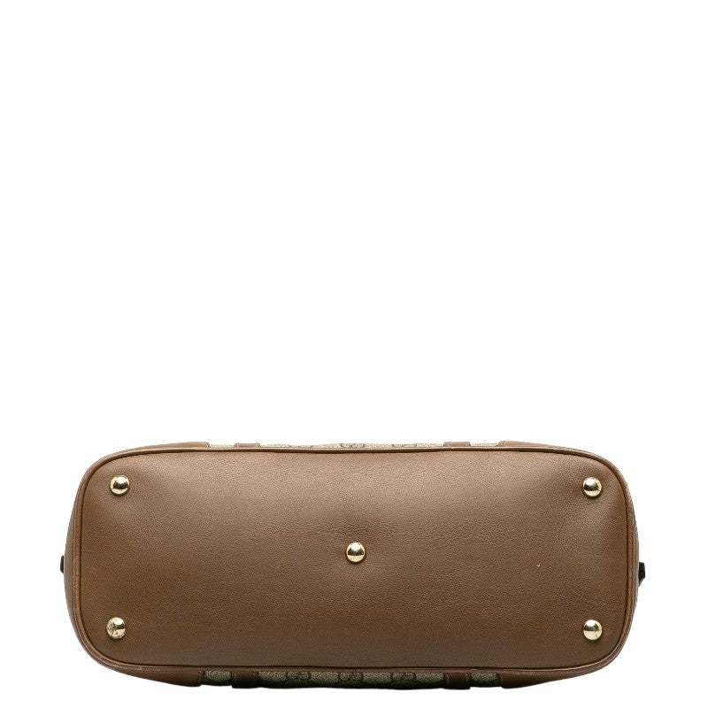 GUCCI Supreme Handbag in Monogram 309617 Brown Beige
