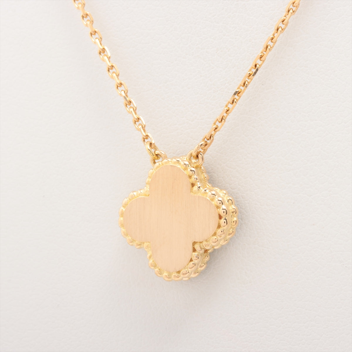 Van Cleef & Arpels Vintage Alhambra Onyx Diamond Necklace