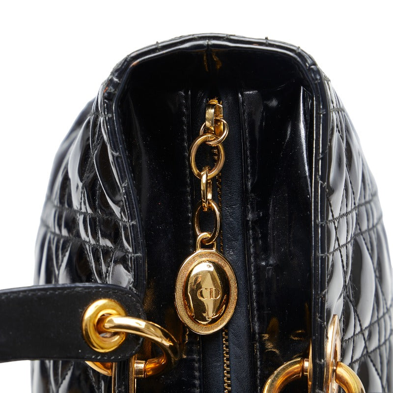 Dior  Handbag Shoulder Bag 2WAY Black Patent Leather  Dior