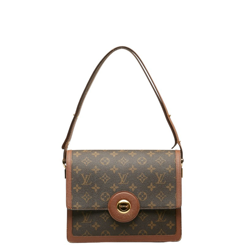 Louis Vuitton Monogram Raspberry Shoulder Bag M51372 Brown PVC Leather Lady Louis Vuitton