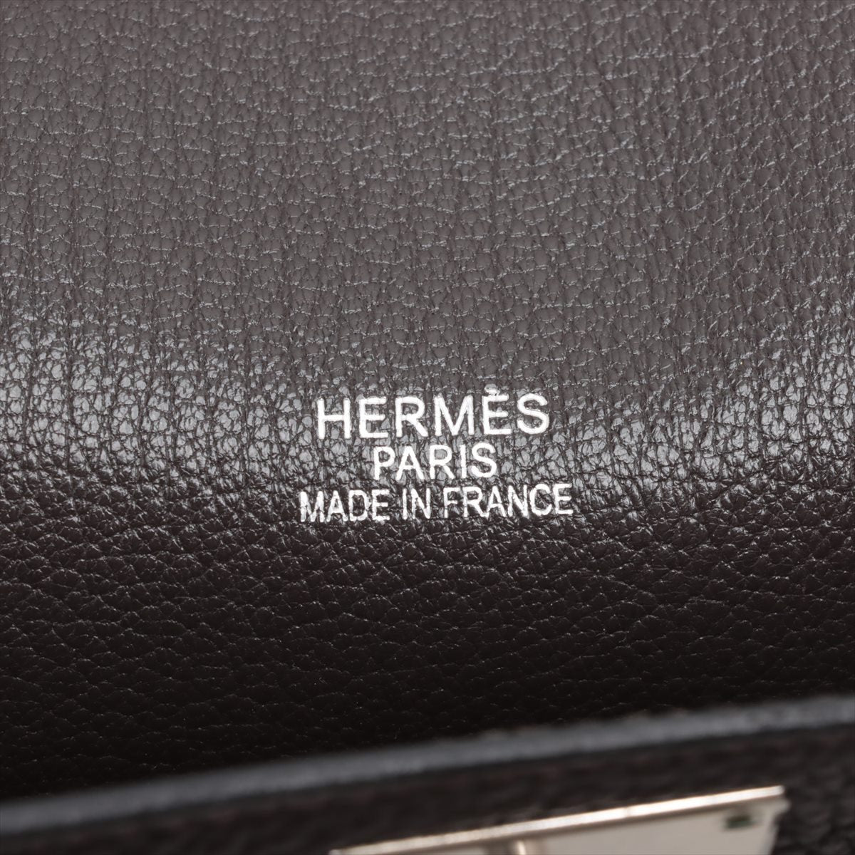 Hermes Zipsey 34 Triumphant Chocolate Silver   M:2009