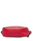 Valentino Garavani Rockstuck Crossbody Bag Shoulder Bag Leather Red