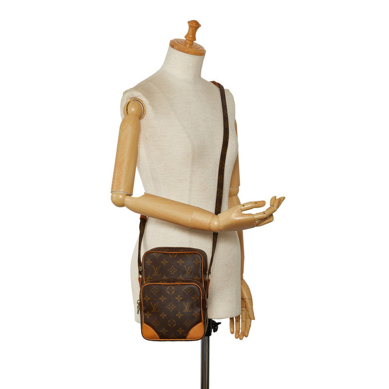 Louis Vuitton Monogram Amazon  Shoulder Bag M45236 Brown PVC Leather  Louis Vuitton