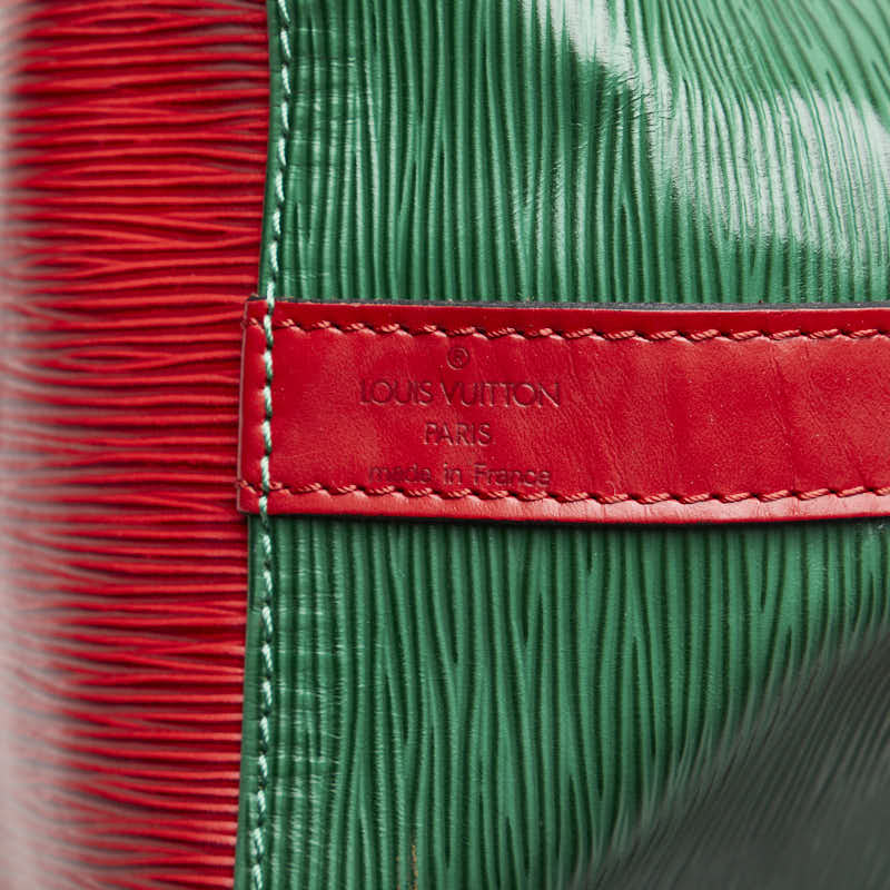 Louis Vuitton Epi Puccinoe M44147 Borneo Green Castilian Red Leather  Louis Vuitton
