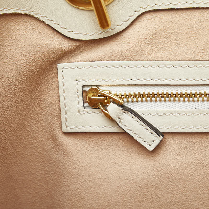 Gucci GG Spring Padlock Gold  Chain Shoulder Bag  Bag 479197 Beige Ivory PVC Leather  Gucci Gucci