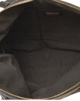 FENDI Zucca Shoulder Bag in Canvas Leather Brown Ladies 8BH196