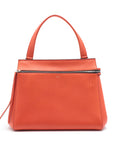 Celine Edge Leather Handbag Red