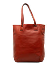 Loewe handbag brown orange leather ladies