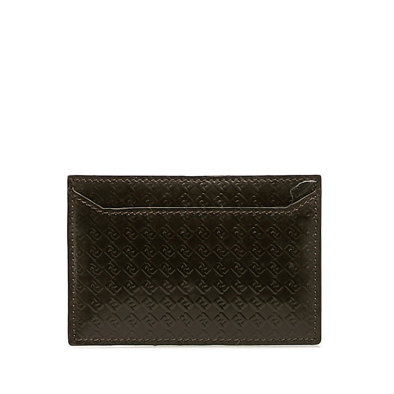 Fendi Card Case 7M0012 Brown Leather Lady Fendi