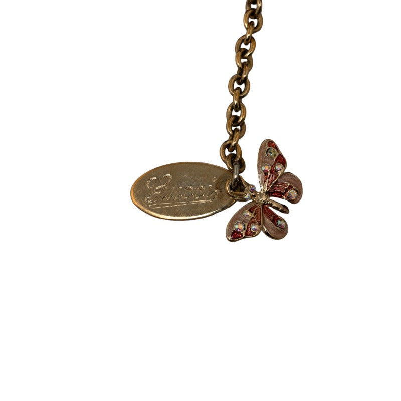 GUCCI 925 Silver Heart Butterfly Necklace LXGBKT-1160 | Gucci | Buy at  TrueFacet