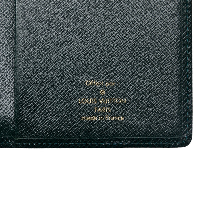 Louis Vuitton Tiger Agenda Horizontal Offert par Handbook Cover R20408 Éthiopie Green Leather Men LOUIS VUITTON