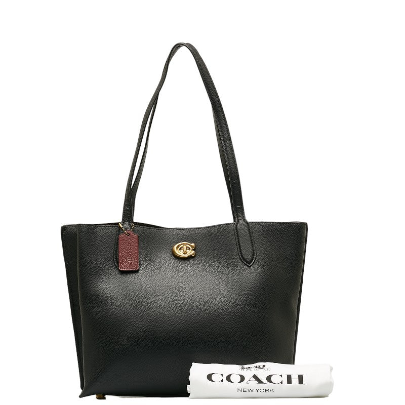Coach Willow  Bag C0689 Black Leather  Coach