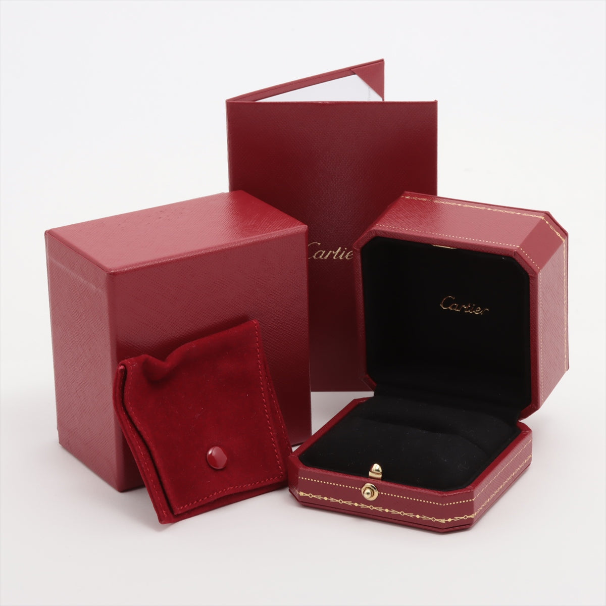 Cartier Three-Color Ring 750 (YG  Pg × WG) 7.4g 62 EVA
