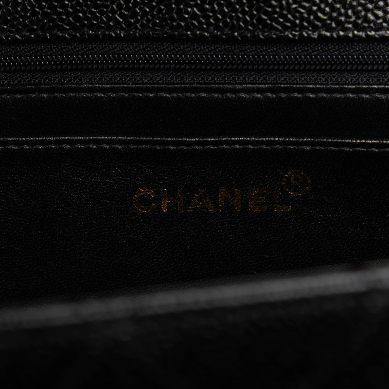 CHANEL CHANEL CHANEL DECAMATRASE 30 COCOMARK SHOLDER 手袋 CABIA 皮膚 黑色