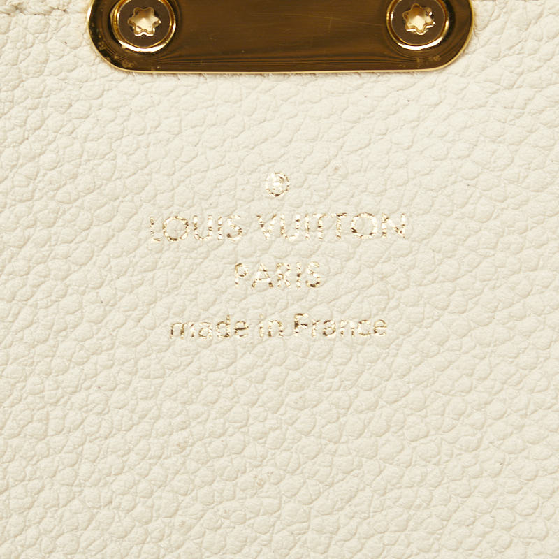 Louis Vuitton M40807 White Leather  Louis Vuitton M40807 White Leather Ladies Louis Vuitton