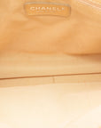 CHANEL Matlasse PST Tote Bag Shoulder Bag Caviar Skin Beige Women's