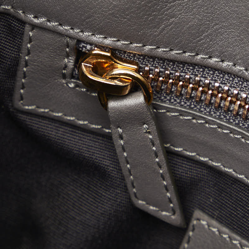 ANTEPRIMA Anti-Prima Shoulder Bag Leather Gray  Gray