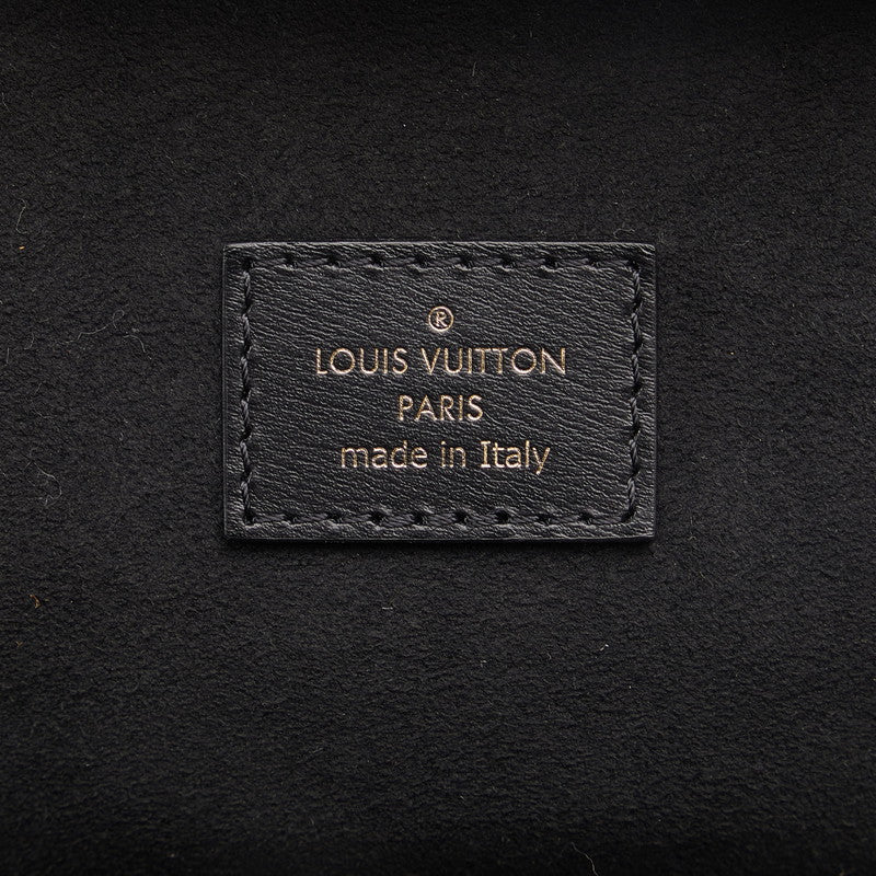 Louis Vuitton Monogram Ink Vanity PM Vanity Bag Shoulder Bag 2WAY M57118 Noir Black Leather  Louis Vuitton