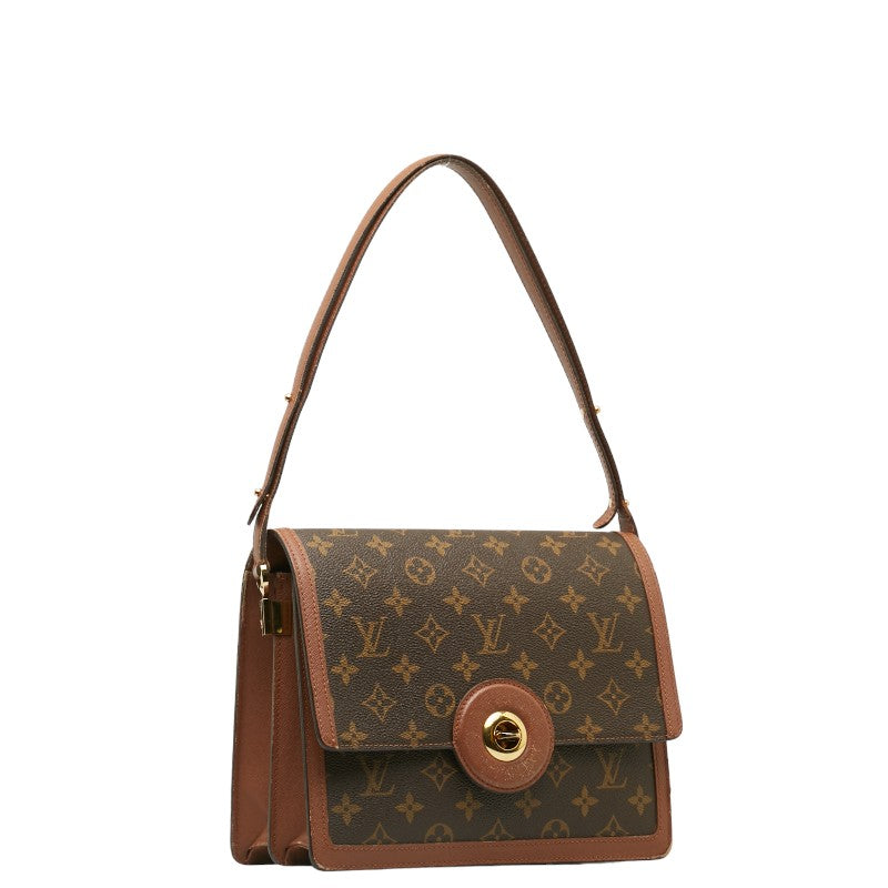Louis Vuitton Monogram Raspberry Shoulder Bag M51372 Brown PVC Leather Lady Louis Vuitton