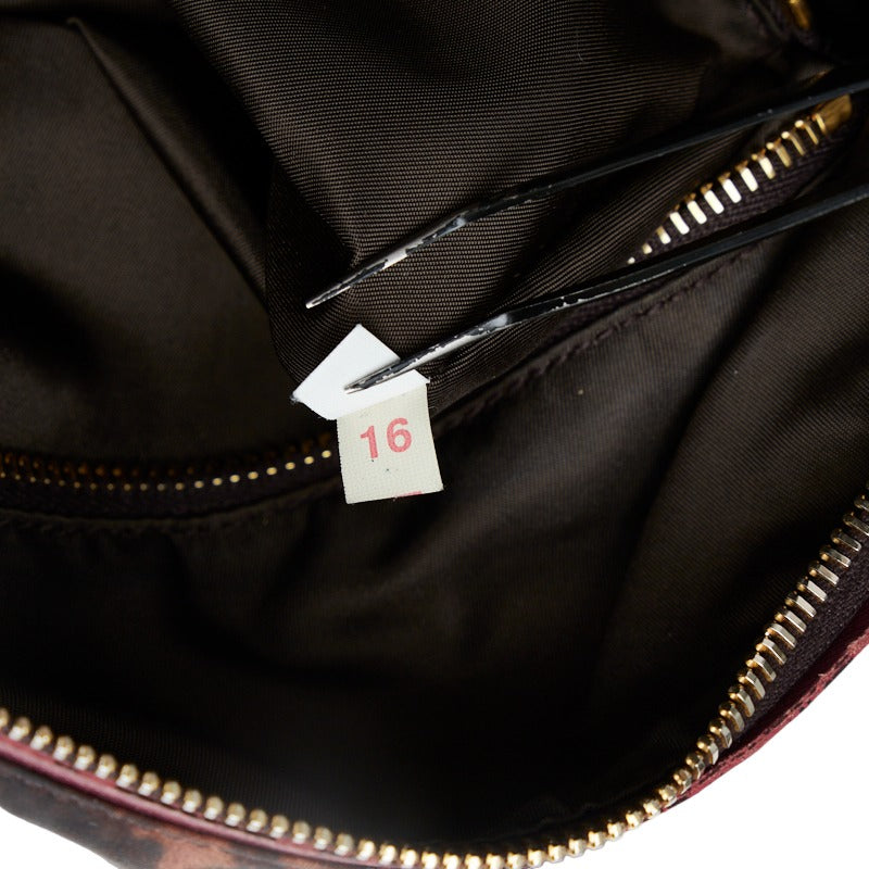 PRADA BL0567 Mini Boston Bag Nylon/Leather