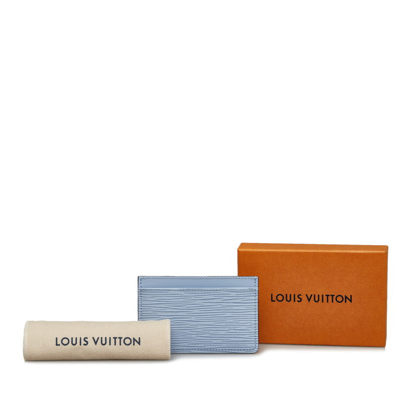 Louis Vuitton Epic Port Cult Sample Cardcase Passcase M81059 New Jersey Blue Leather Ladies Louis Vuitton