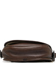 LOEWE Satchel Crossbody Bag in Leather Brown Ladies