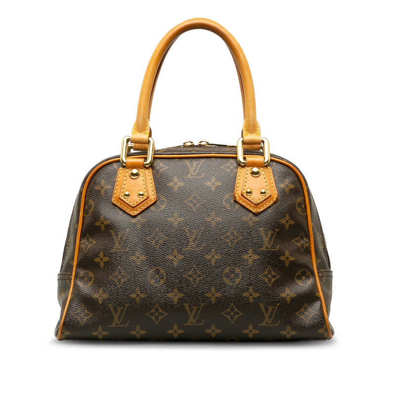 Louis Vuitton Monogram M40026 Handbag PVC/Leather Brown