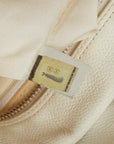 Chanel Matrasse Cocomark Chain Tote Bag White Caviar Skin
