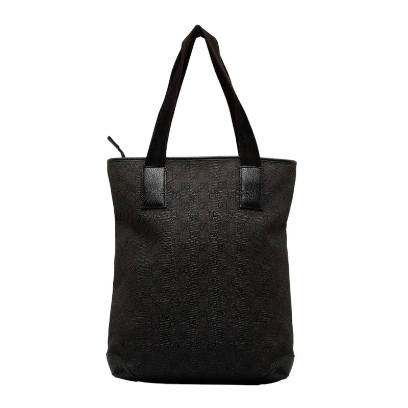 Gucci Monogram Tote Shoulder Bag in Black Canvas 180450l