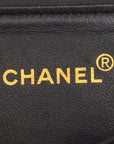 CHANEL Vintage Double Flap Shoulder Bag in Lambskin Black