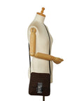 Fendi  Slipper Shoulder Bag 8BT075 Brown Black Canvas Leather  Fendi