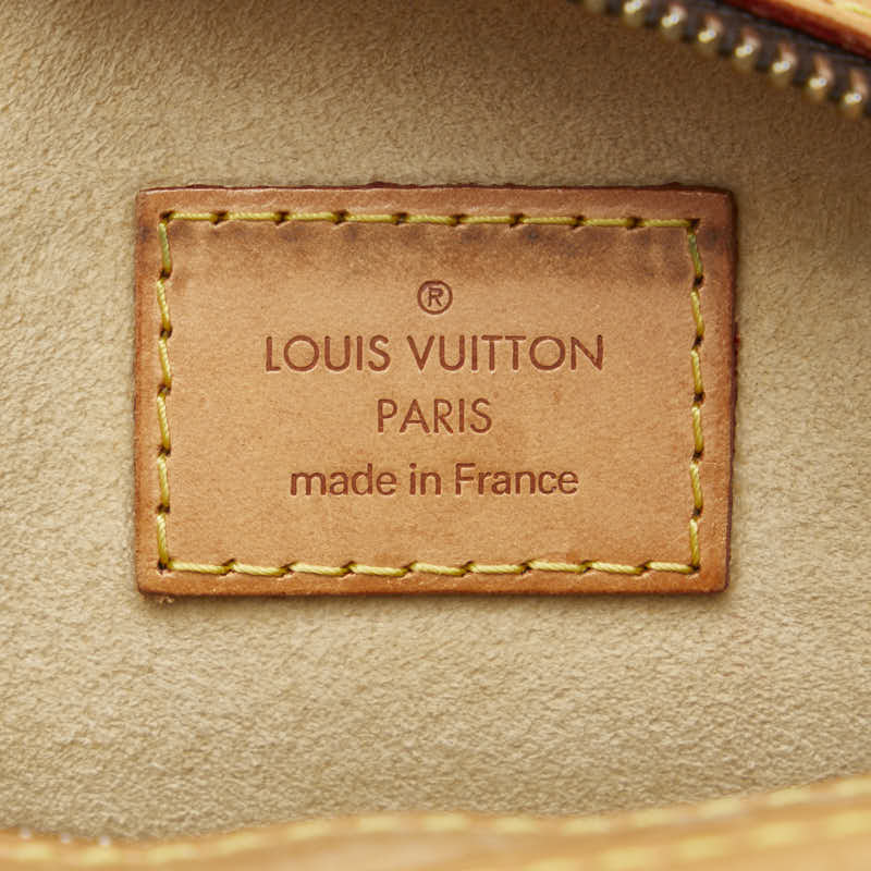 Louis Vuitton Monogram Hudson GM Shoulder Bag M40045 Brown PVC Leather  Louis Vuitton