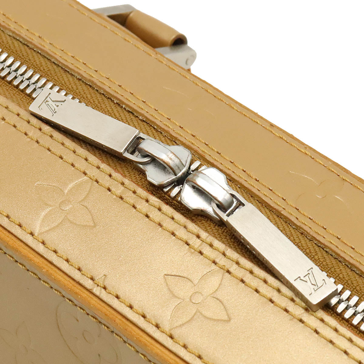 Louis Vuitton Monogram Mat Shelton MM Handbag Ambre Beige M55177 by Louis Vuitton