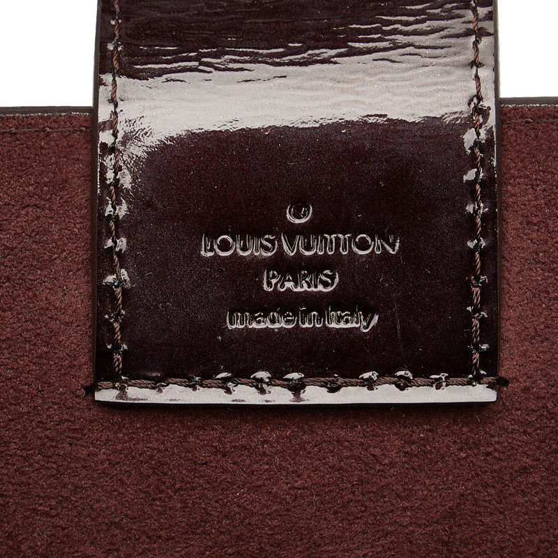 Louis Vuitton Monogram Verney Long Beach MM Tortoise Bag M90475 Amarant Pearl Patent Leather  Louis Vuitton
